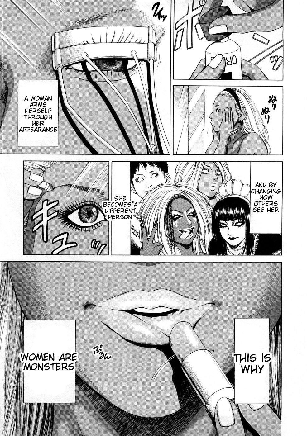 Hentai Manga Comic-Black Gals-Story 1-1